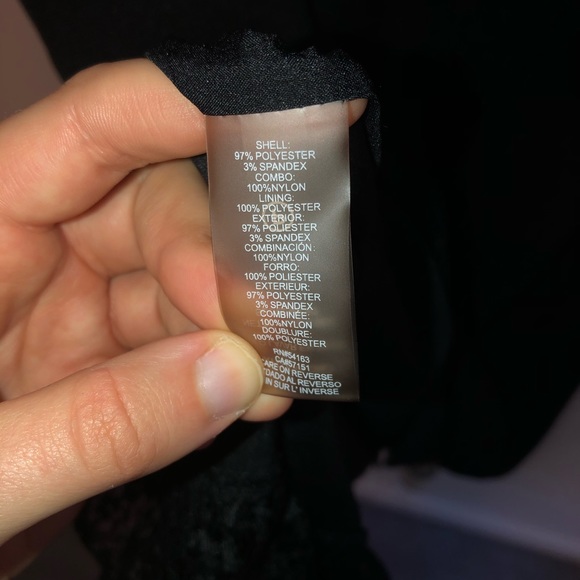 Karl Lagerfeld Cut Out Lace Trimmed Dress - Picture 5 of 6